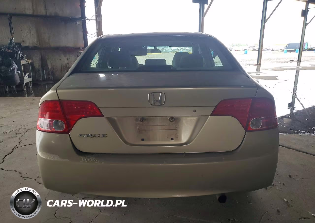 2007 Honda Civic Lx VIN:1HGFA16537L026604 - 6