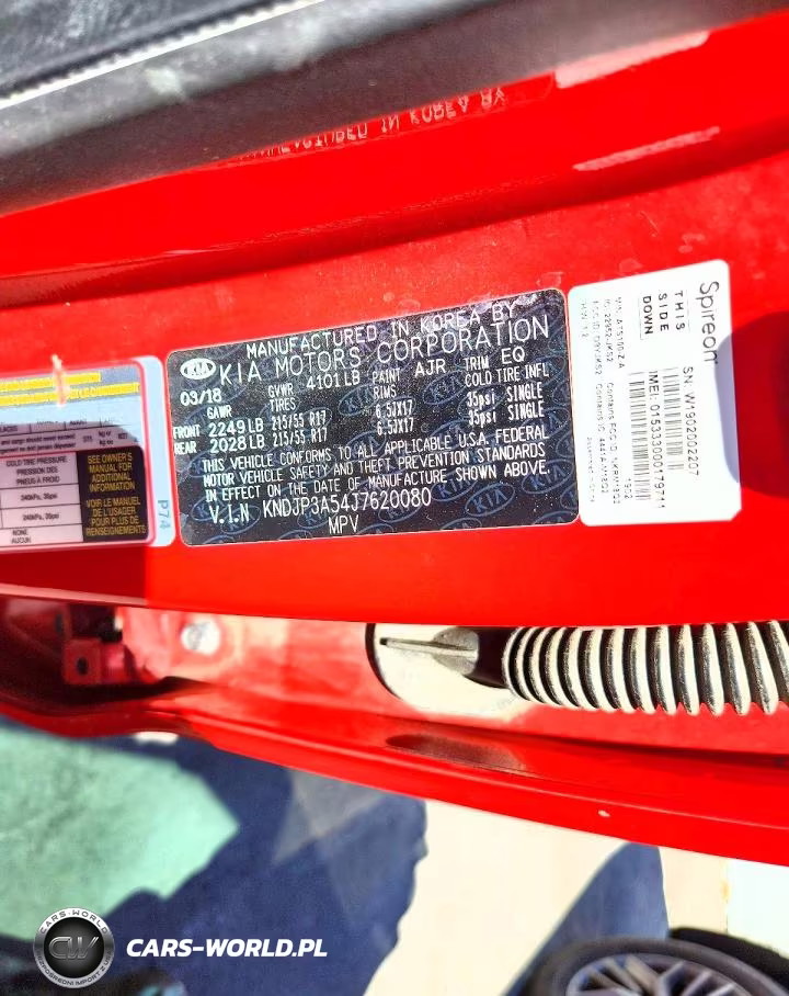 2018 Kia Soul + VIN:KNDJP3A54J7620080 - 12