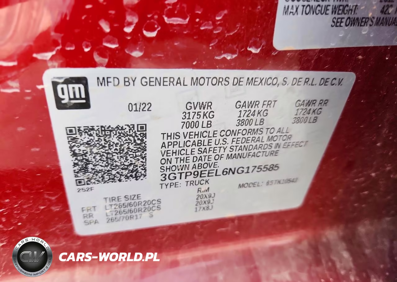 2022 GMC Sierra Limited K1500 At4 VIN:3GTP9EEL6NG175585 - 13