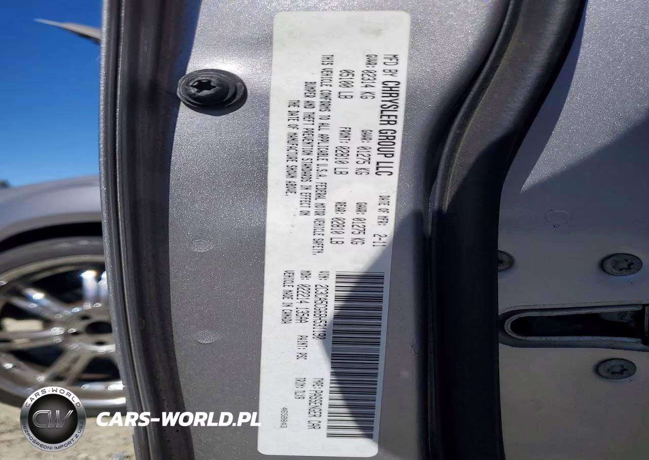 2011 Chrysler 300 Limited VIN:2C3CA5CG6BH531190 - 12
