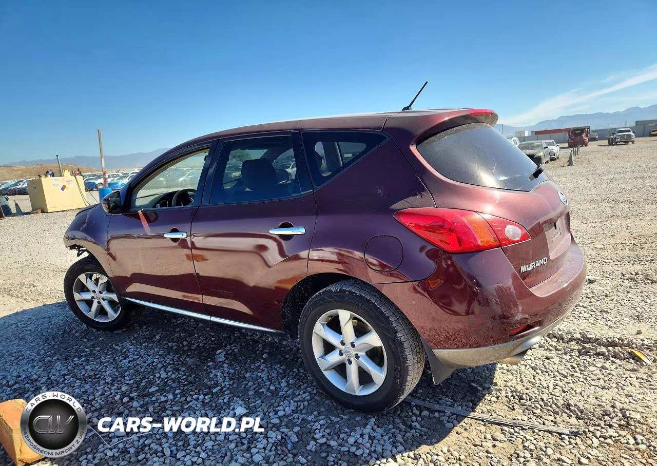 2009 Nissan Murano S VIN:JN8AZ18W29W112628 - 2