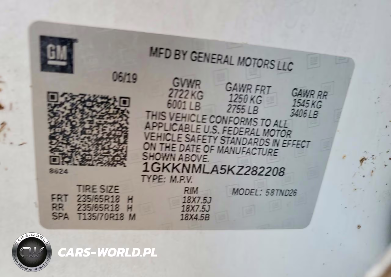 2019 GMC Acadia Slt-1 VIN:1GKKNMLA5KZ282208 - 12