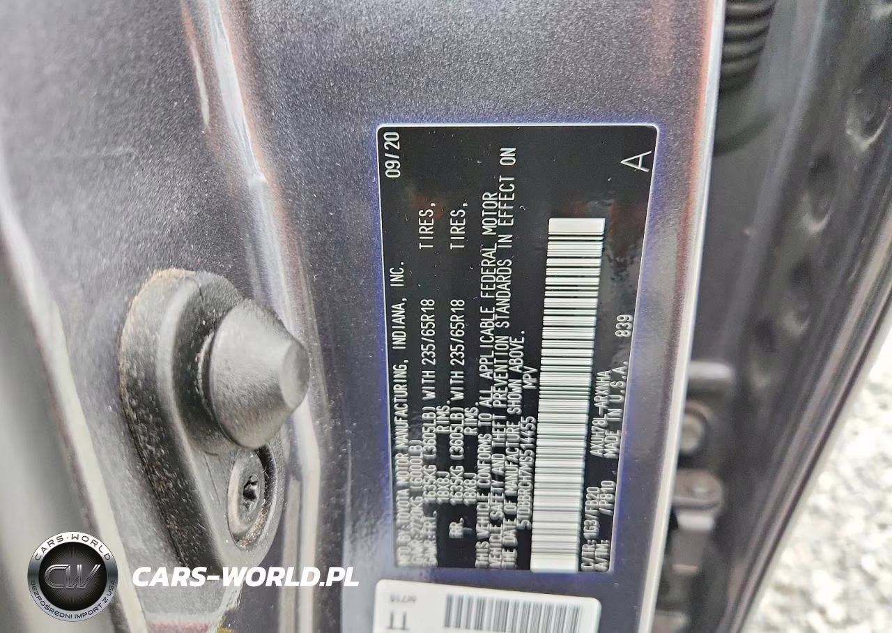 2021 Toyota Highlander Hybrid Le VIN:5TDBBRCH7MS514455 - 14