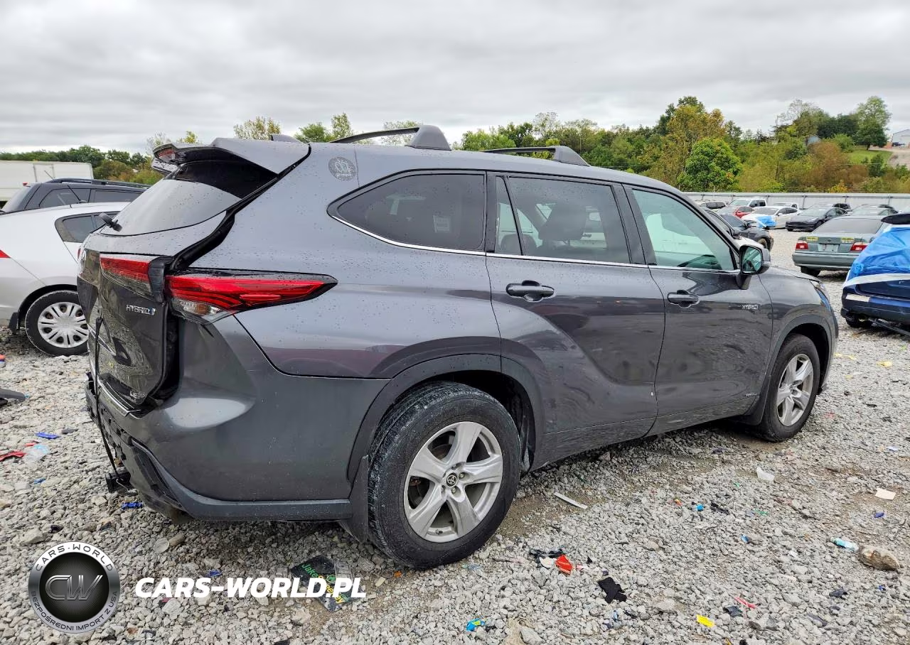 2021 Toyota Highlander Hybrid Le VIN:5TDBBRCH7MS514455 - 3