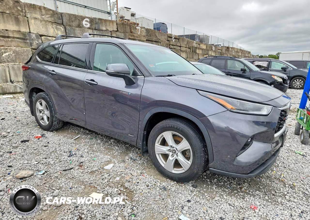 2021 Toyota Highlander Hybrid Le VIN:5TDBBRCH7MS514455 - 4