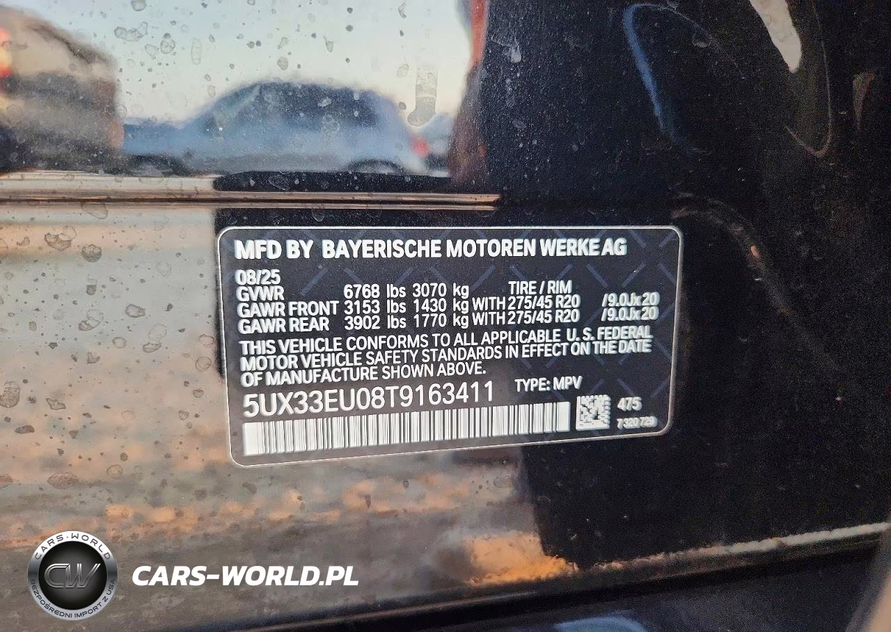 2026 BMW X5 M60I VIN:5UX33EU08T9163411 - 13