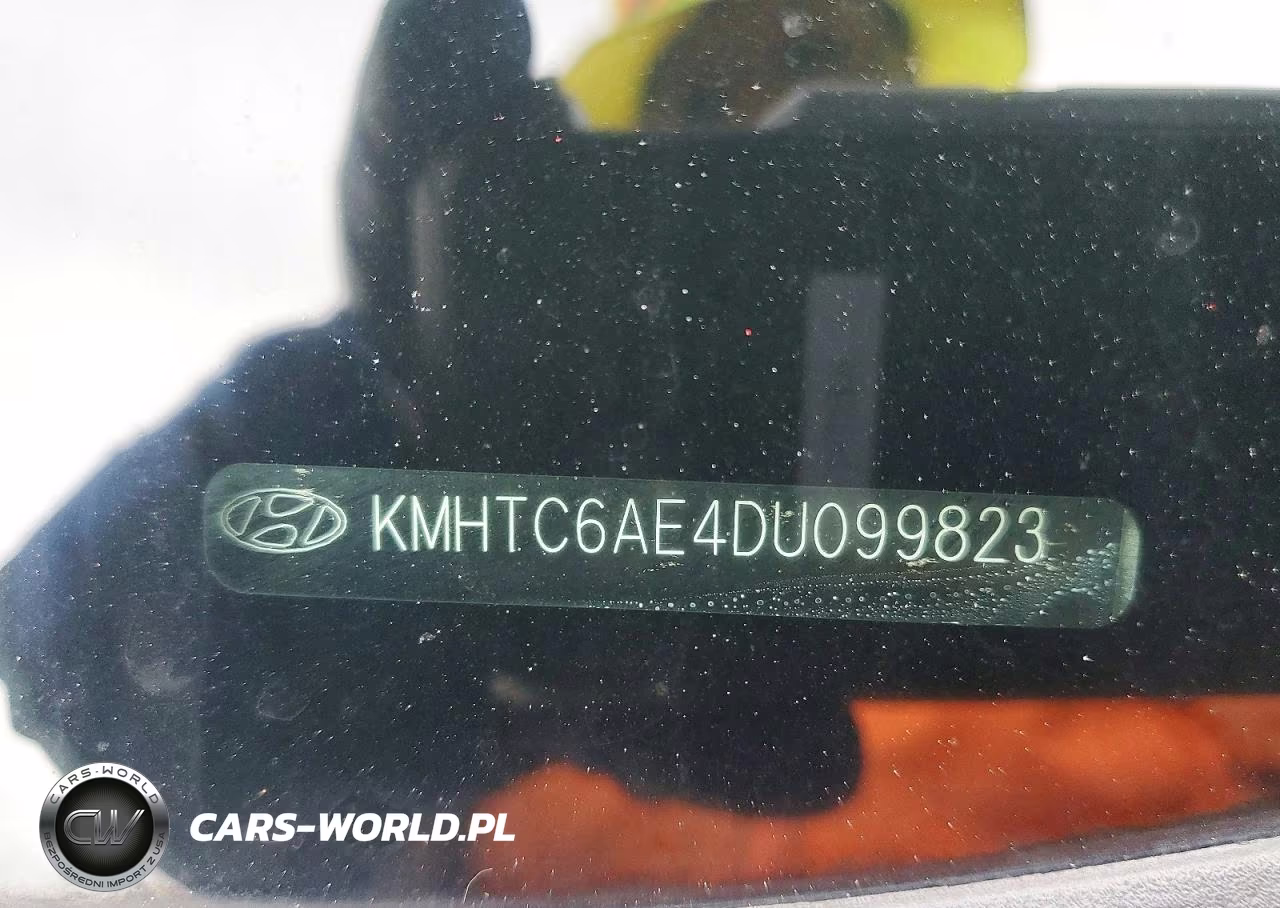 2013 Hyundai Veloster Turbo VIN:KMHTC6AE4DU099823 - 13