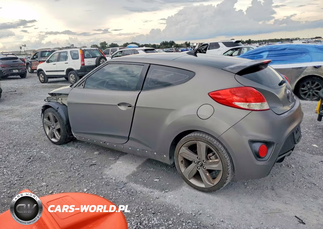 2013 Hyundai Veloster Turbo VIN:KMHTC6AE4DU099823 - 2
