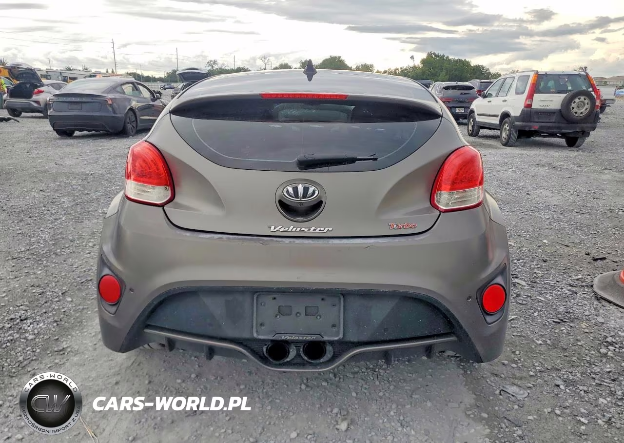 2013 Hyundai Veloster Turbo VIN:KMHTC6AE4DU099823 - 6