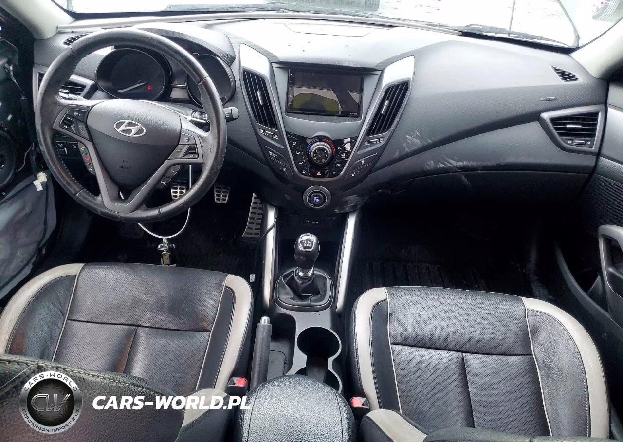 2013 Hyundai Veloster Turbo VIN:KMHTC6AE4DU099823 - 8