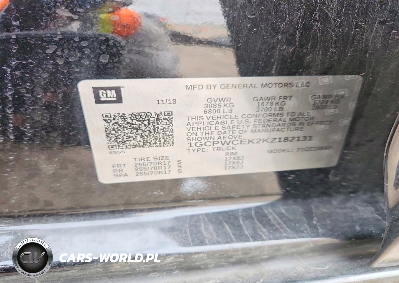 2019 Chevrolet Silverado C1500 Lt VIN:1GCPWCEK2KZ182131 - 13