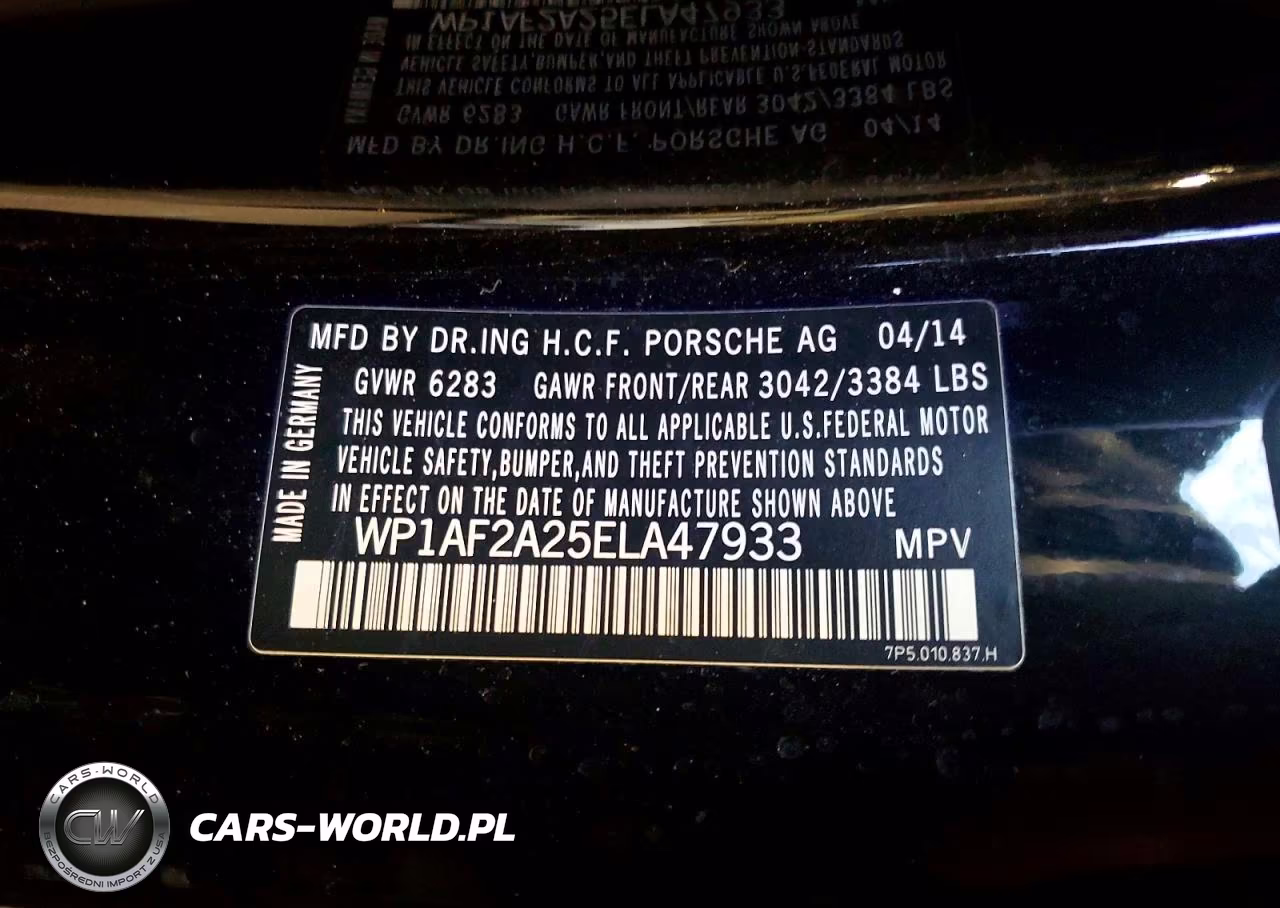 2014 Porsche Cayenne VIN:WP1AF2A25ELA47933 - 13