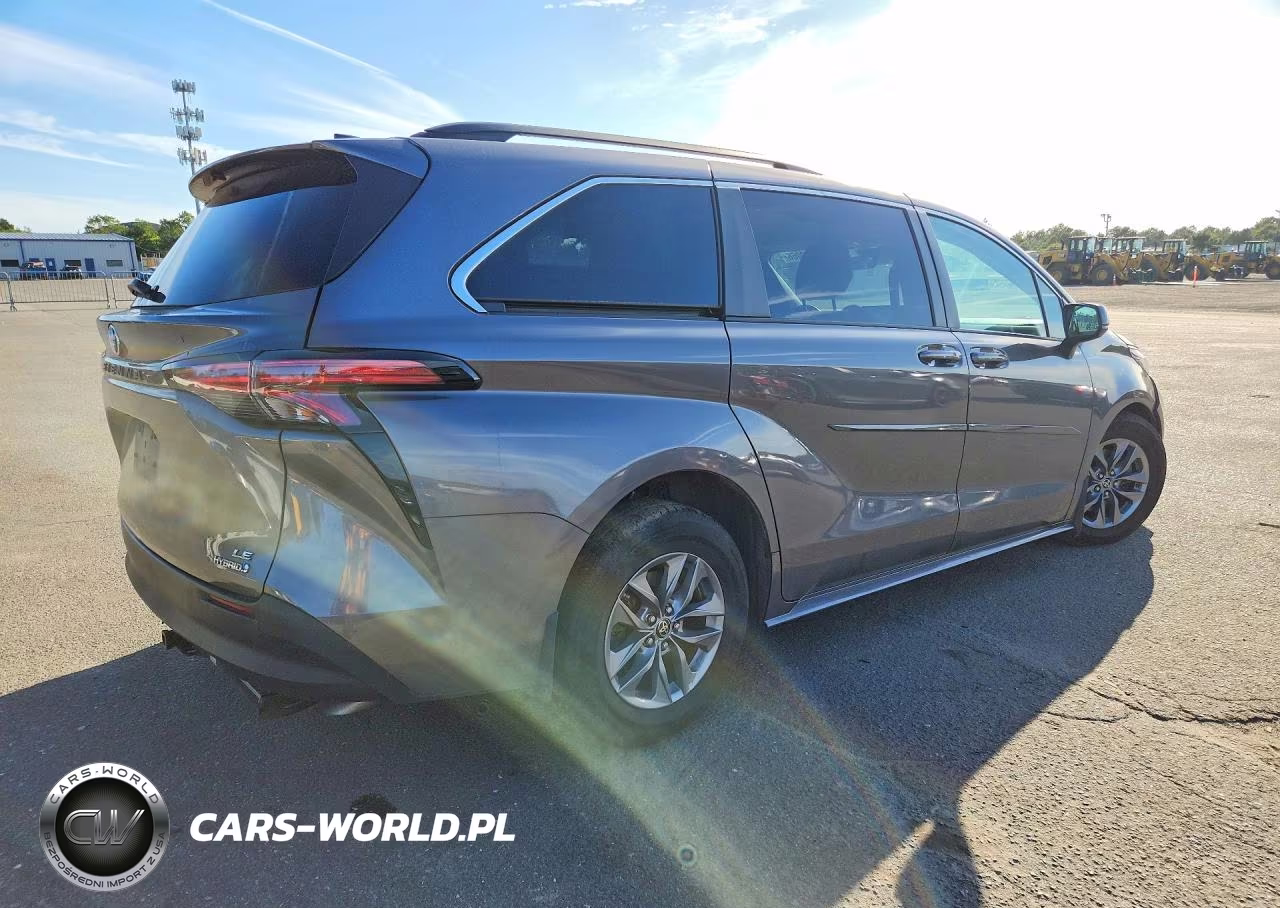 2022 Toyota Sienna Le VIN:5TDKRKEC4NS078783 - 3