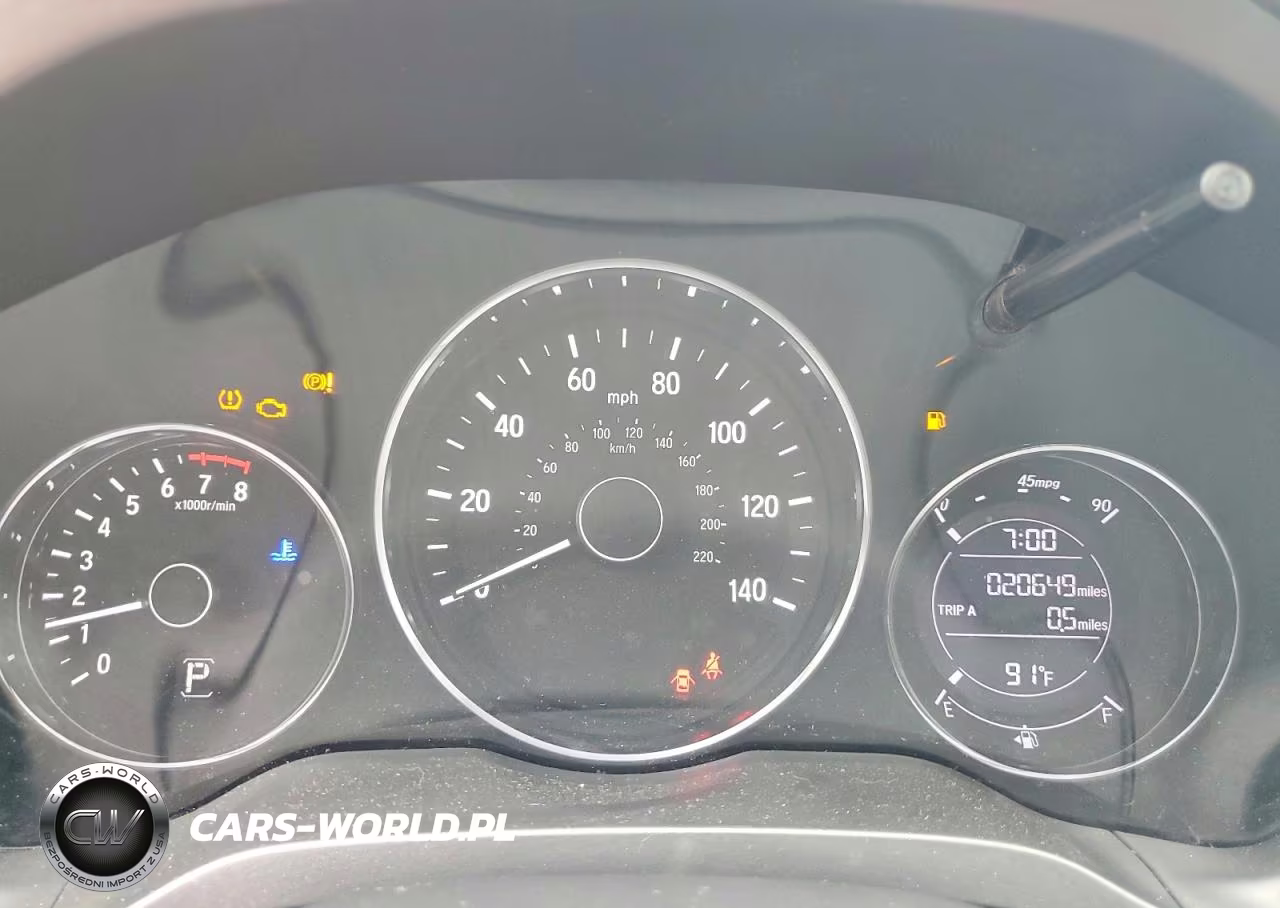 2020 Honda Hr-V Lx VIN:3CZRU5H36LM705209 - 9