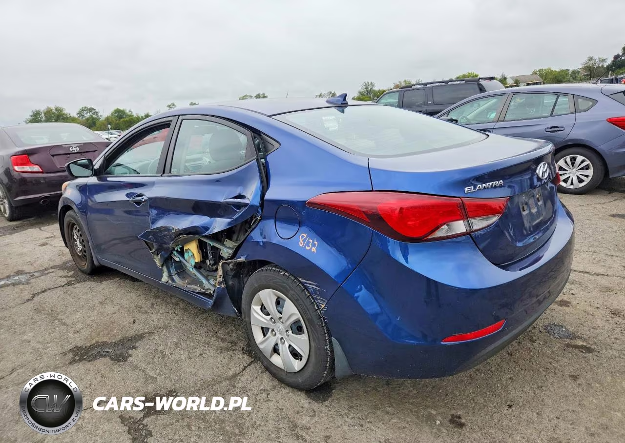2016 Hyundai Elantra Se VIN:5NPDH4AE9GH680389 - 2