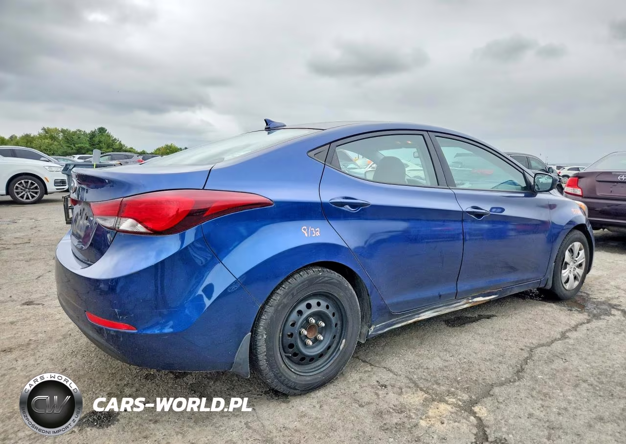 2016 Hyundai Elantra Se VIN:5NPDH4AE9GH680389 - 3