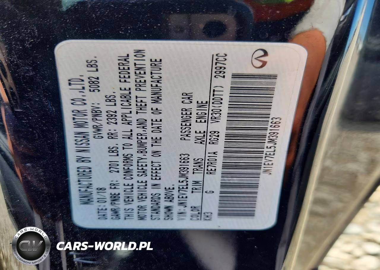 2018 Infiniti Q60 3.0T Luxe VIN:JN1EV7EL5JM391663 - 12