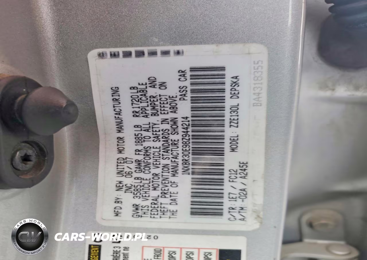 2008 Toyota Corolla S VIN:1NXBR30E98Z944214 - 13