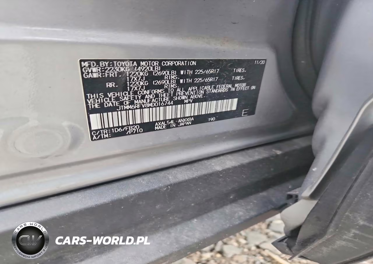 2021 Toyota Rav4 Le VIN:JTMM6RFV8MD016744 - 13
