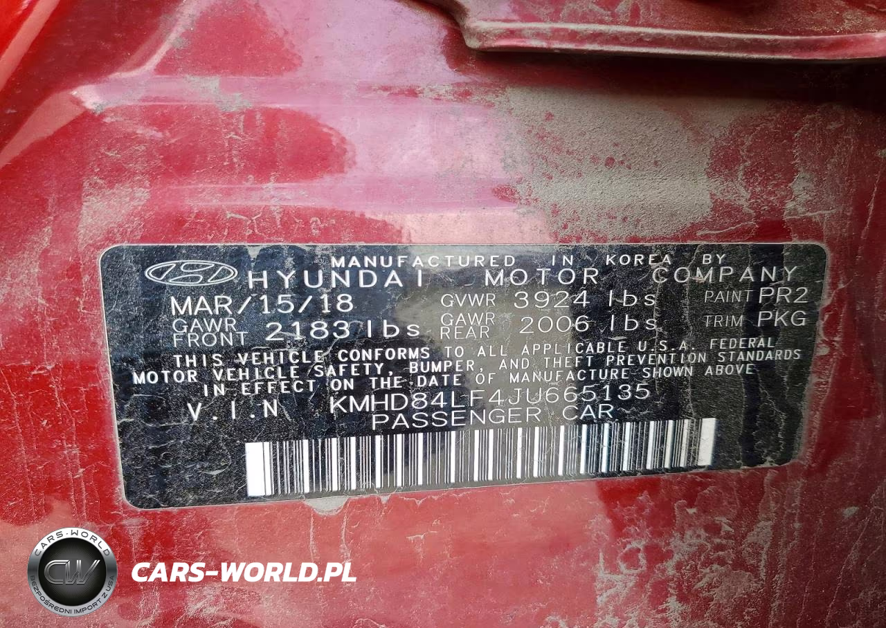 2018 Hyundai Elantra Sel VIN:KMHD84LF4JU665135 - 12