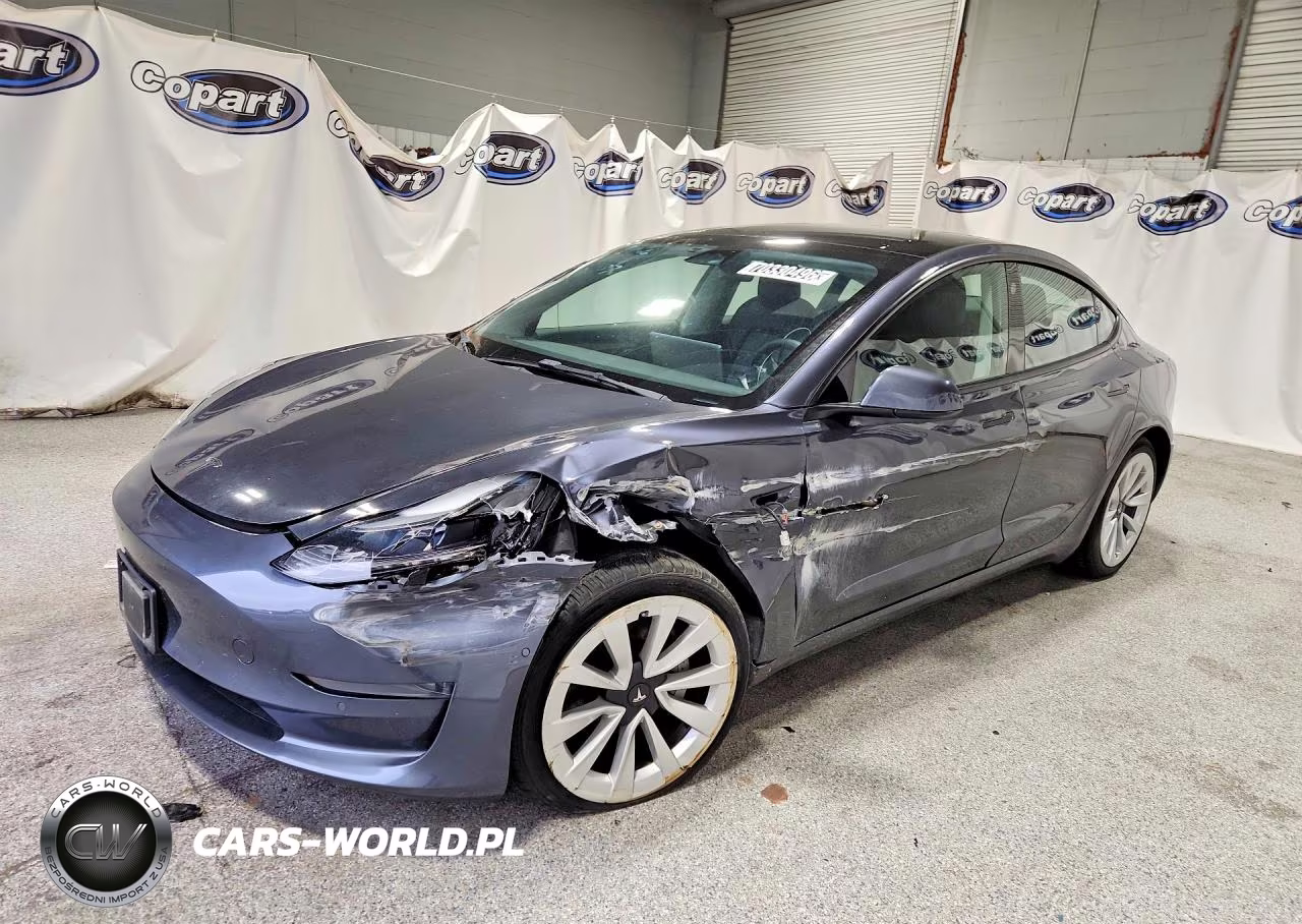 2022 Tesla Model 3 VIN:5YJ3E1EAXNF185690 - 1