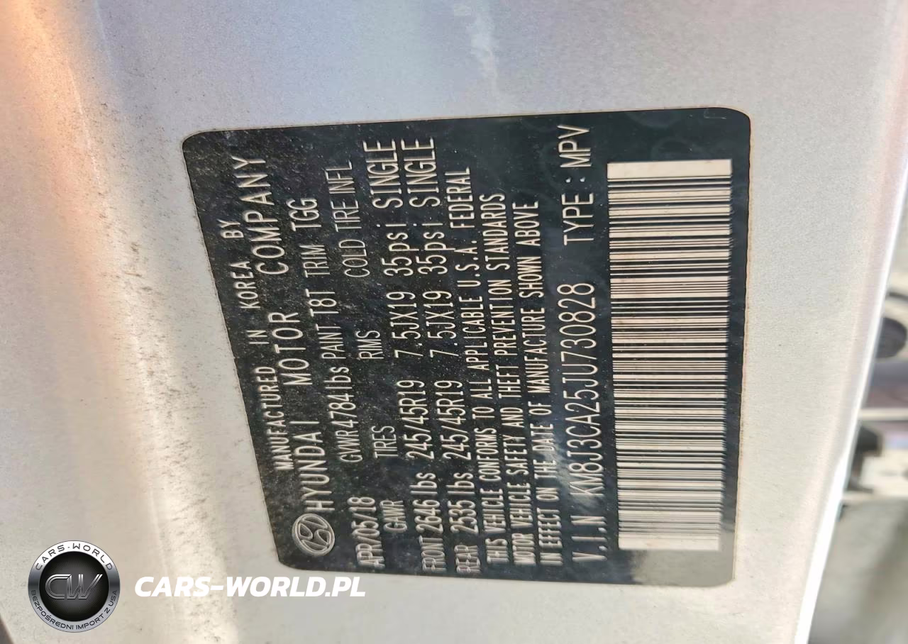 2018 Hyundai Tucson Value VIN:KM8J3CA25JU730828 - 12