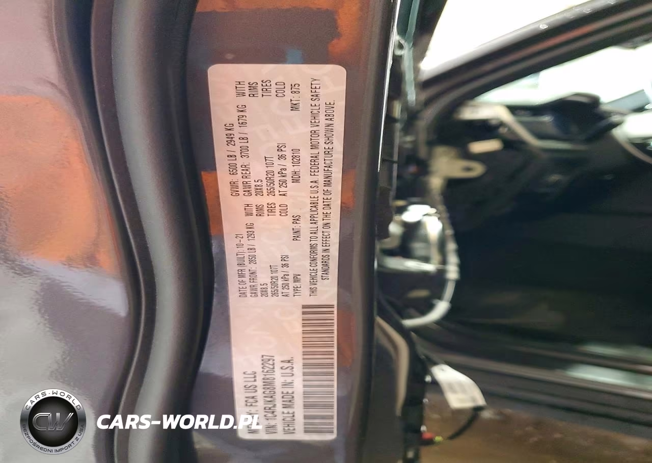 2021 Jeep Grand Cherokee L Laredo VIN:1C4RJKAG8M8162297 - 14