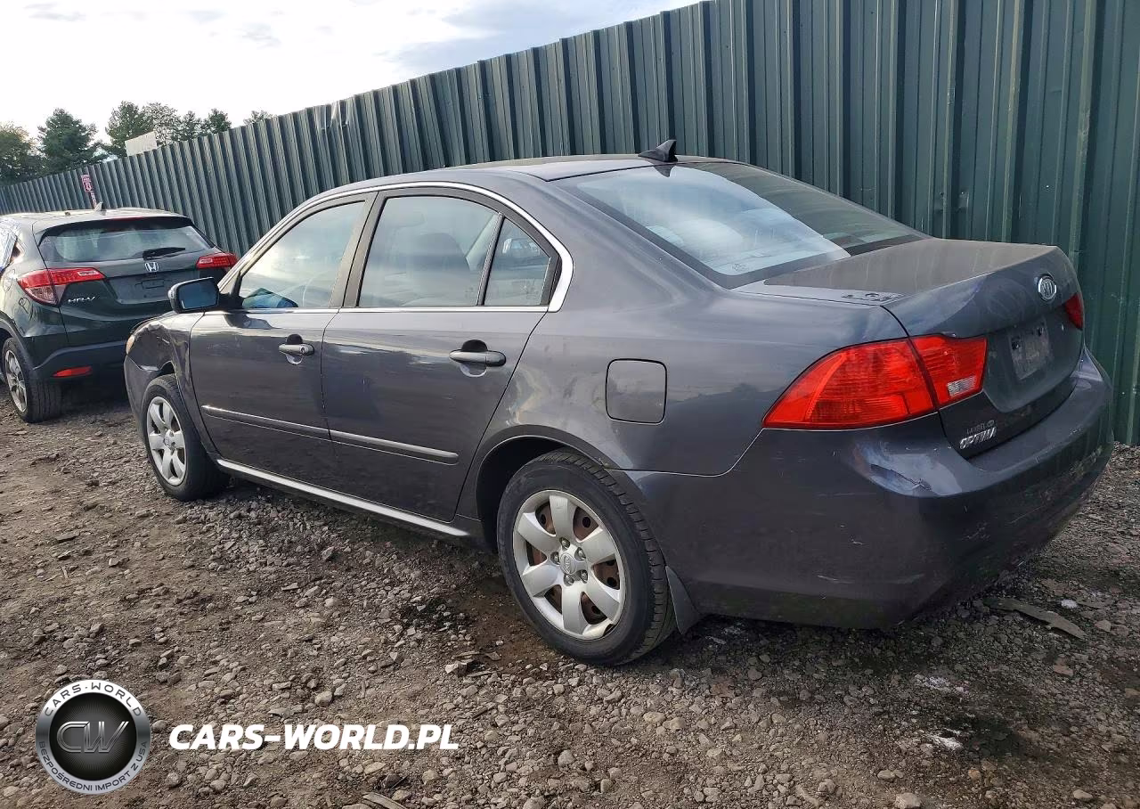 2009 Kia Optima Lx VIN:KNAGE228295337605 - 2