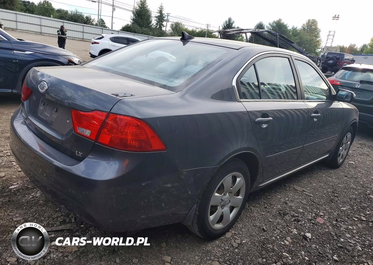 2009 Kia Optima Lx VIN:KNAGE228295337605 - 3