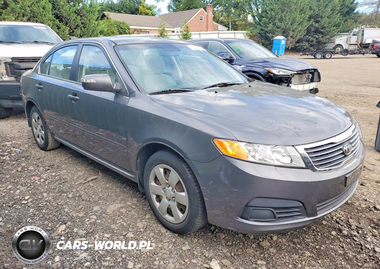 2009 Kia Optima Lx VIN:KNAGE228295337605 - 4
