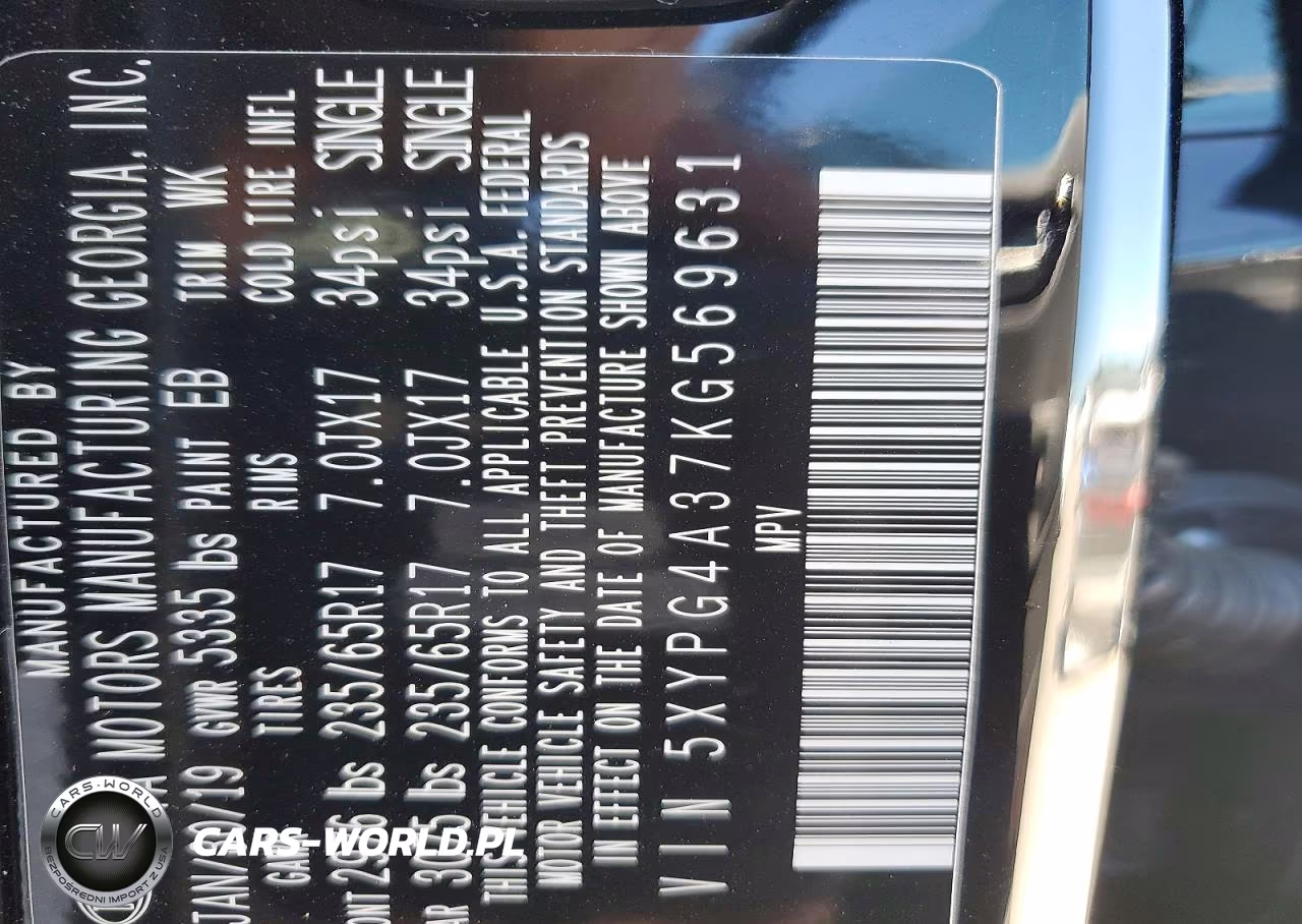 2019 Kia Sorento L VIN:5XYPG4A37KG569631 - 13