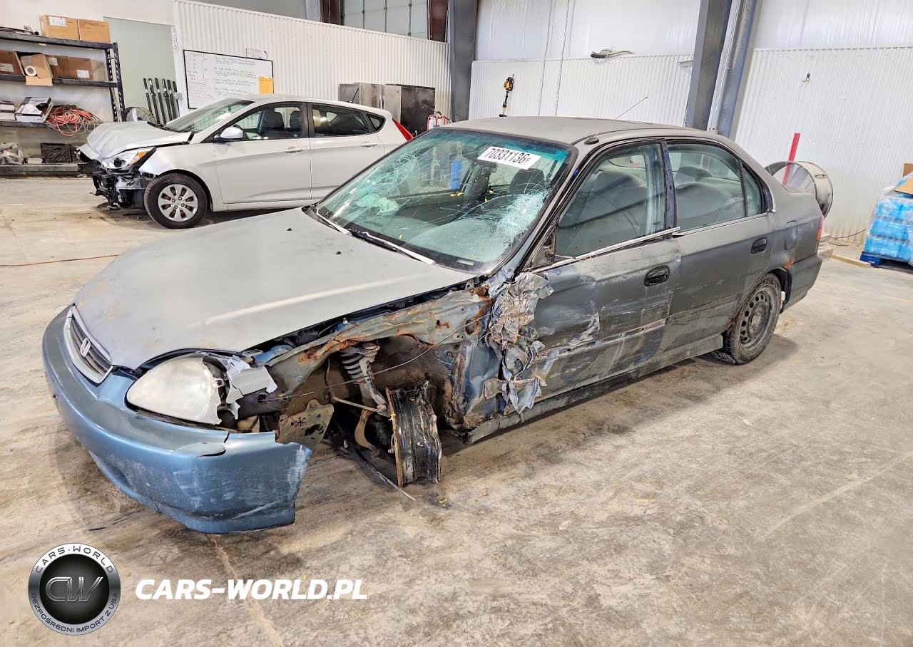 1998 Honda Civic Lx VIN:2HGEJ6677WH586423 - 1