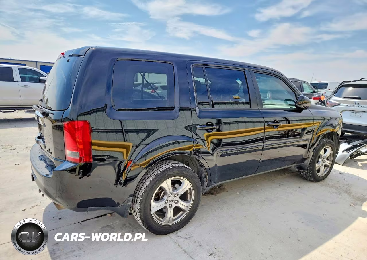 2012 Honda Pilot Exl VIN:5FNYF3H51CB013722 - 3