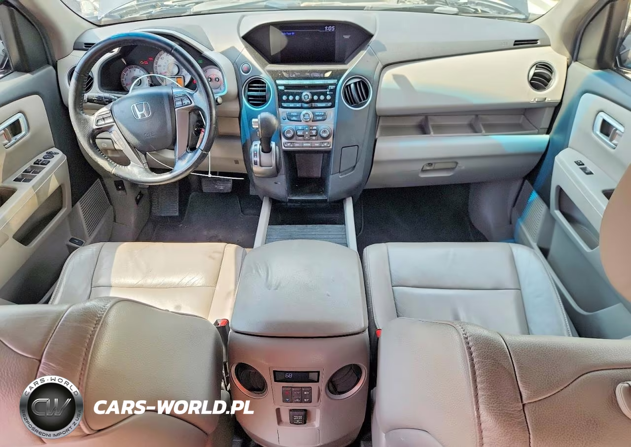 2012 Honda Pilot Exl VIN:5FNYF3H51CB013722 - 8