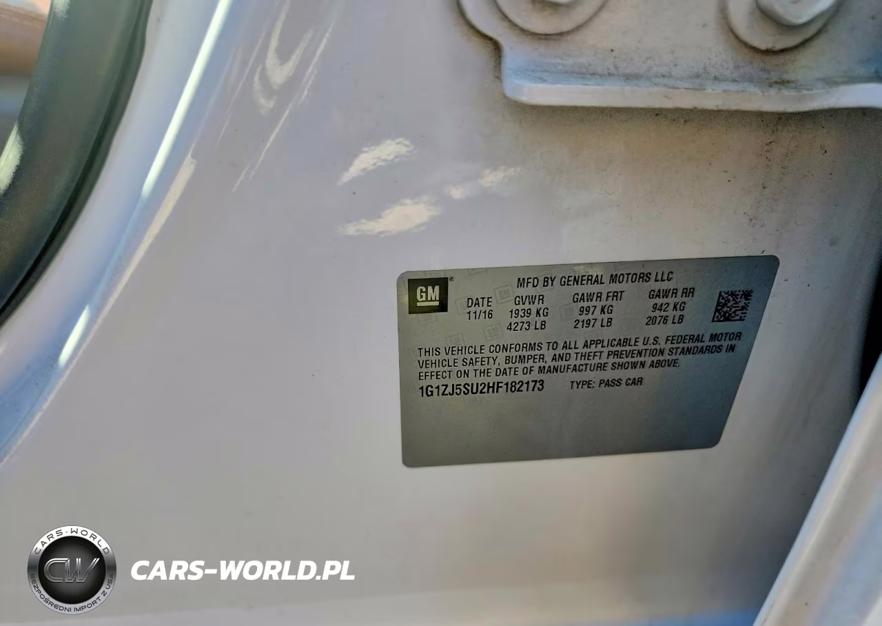 2017 Chevrolet Malibu Hybrid VIN:1G1ZJ5SU2HF182173 - 12