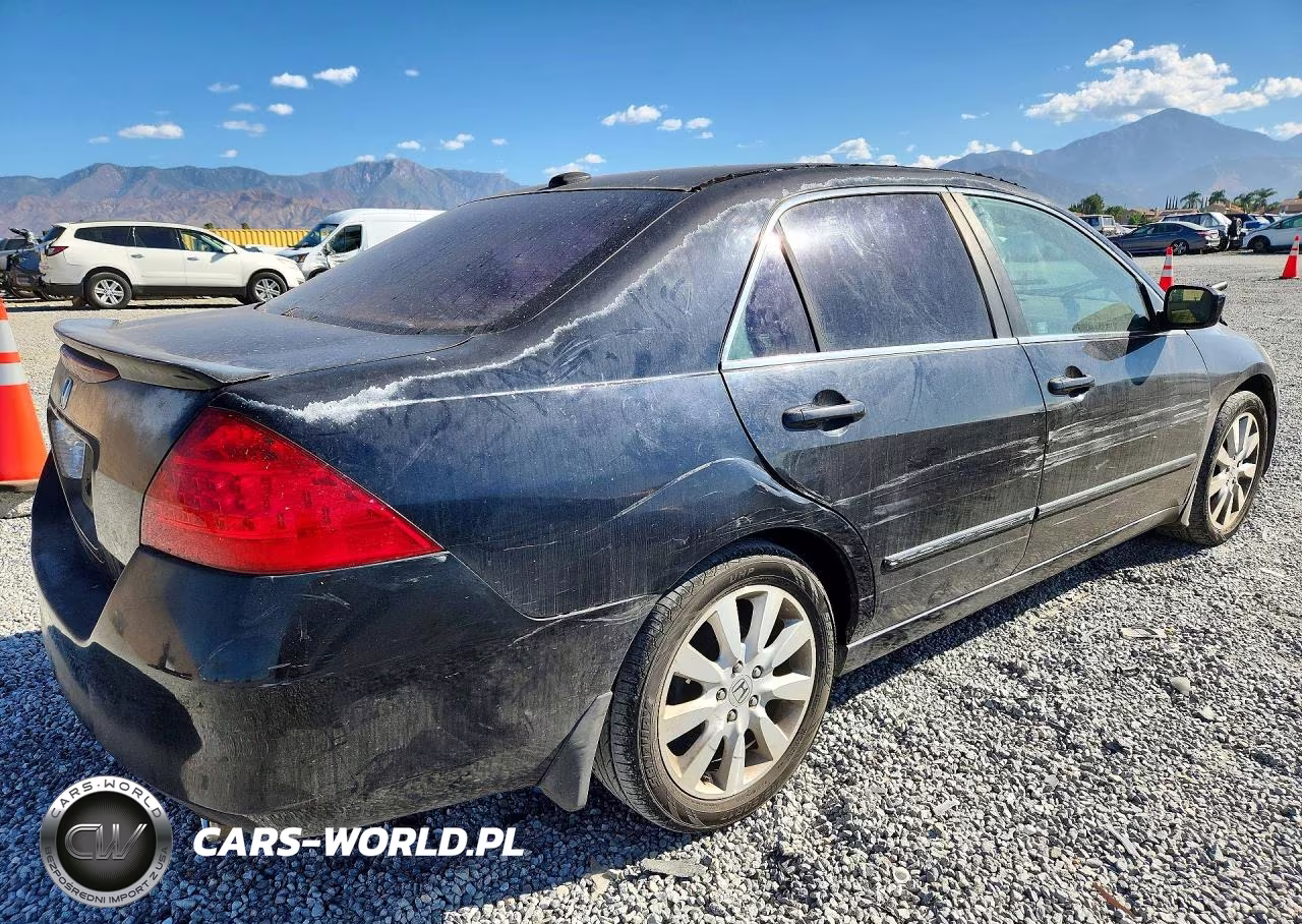 2007 Honda Accord Ex VIN:1HGCM66597A071100 - 3