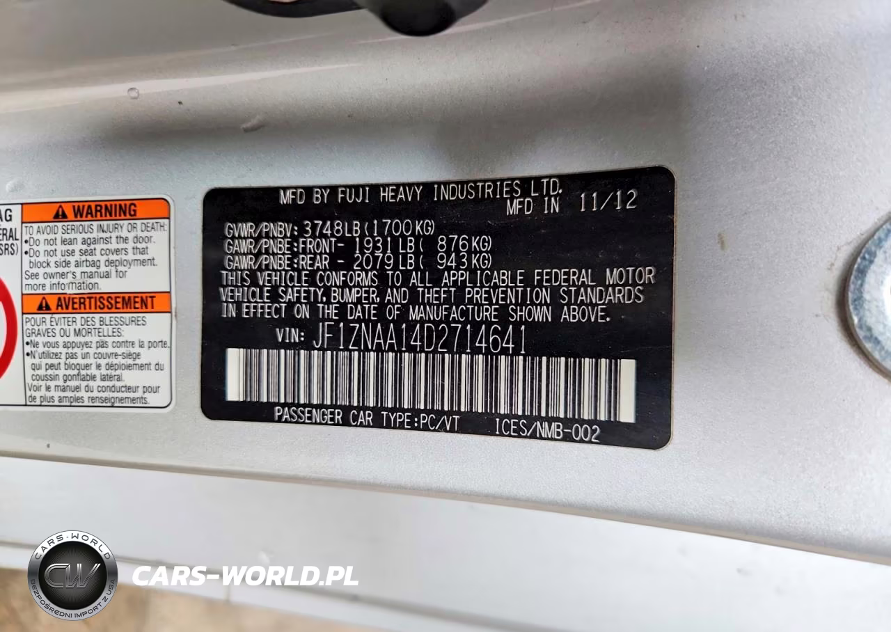 2013 Scion Fr-S Base VIN:JF1ZNAA14D2714641 - 12