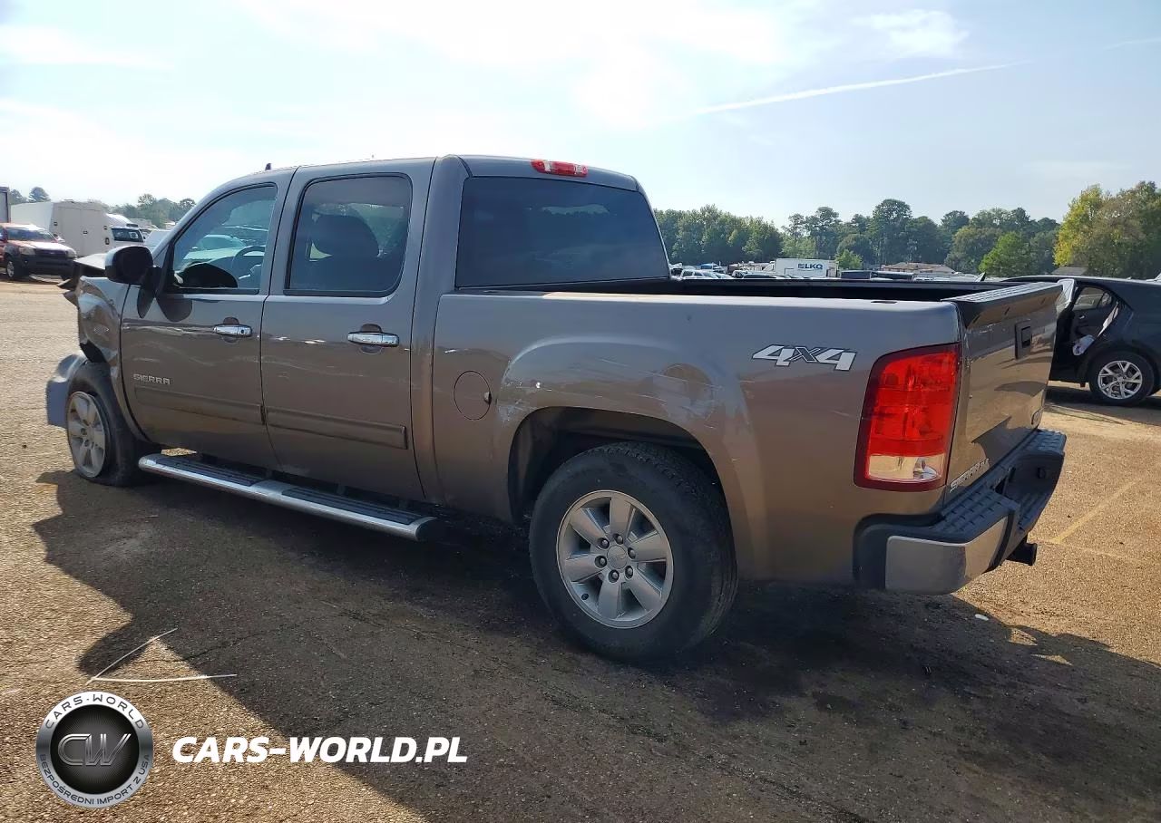 2012 GMC Sierra K1500 Sle VIN:3GTP2VE70CG187414 - 2
