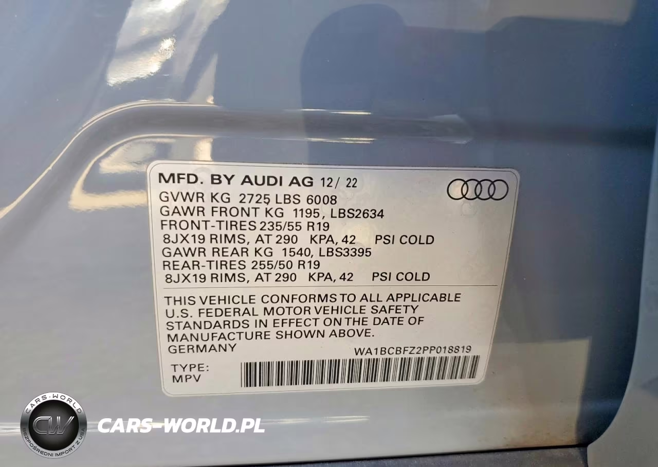 2023 Audi Q4 E-Tron Premium Plus VIN:WA1BCBFZ2PP018819 - 13