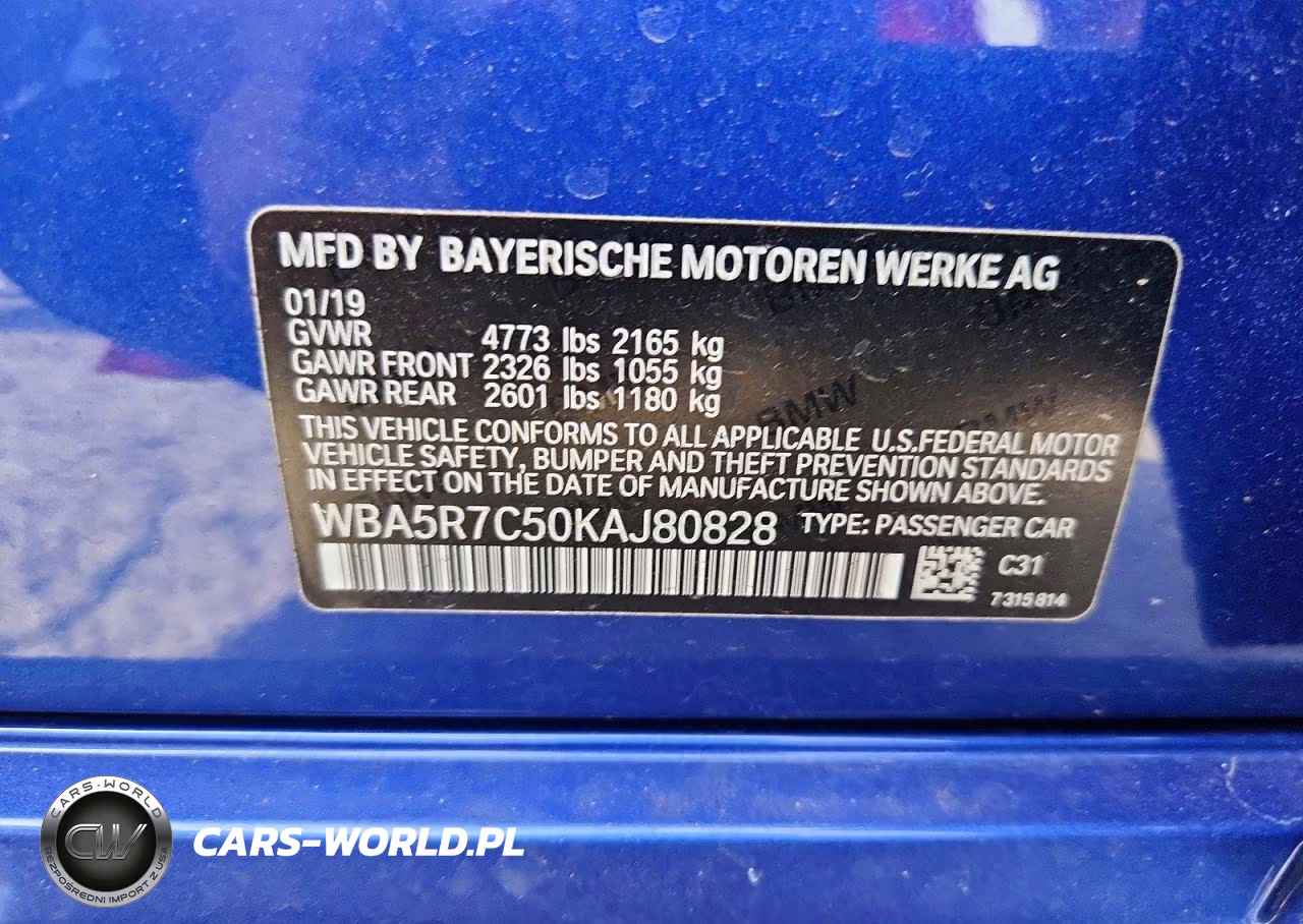 2019 BMW 330Xi VIN:WBA5R7C50KAJ80828 - 13