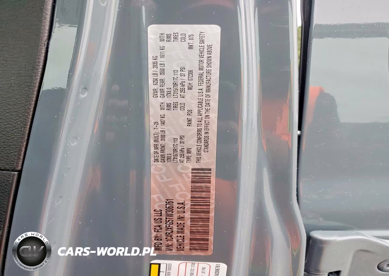 2026 Jeep Wrangler Rubicon VIN:1C4RJXFG5TW306761 - 12