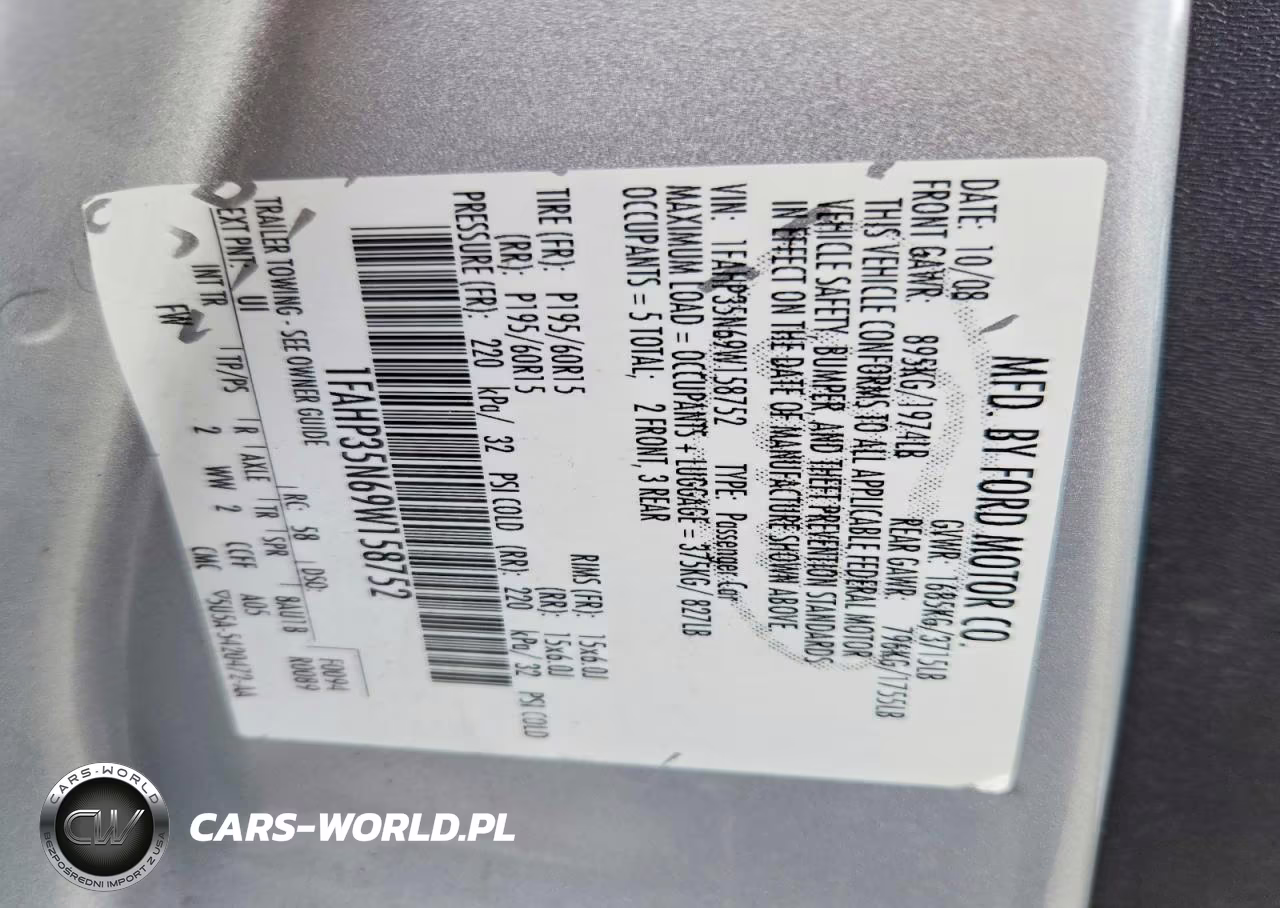 2009 Ford Focus Se VIN:1FAHP35N69W158752 - 12