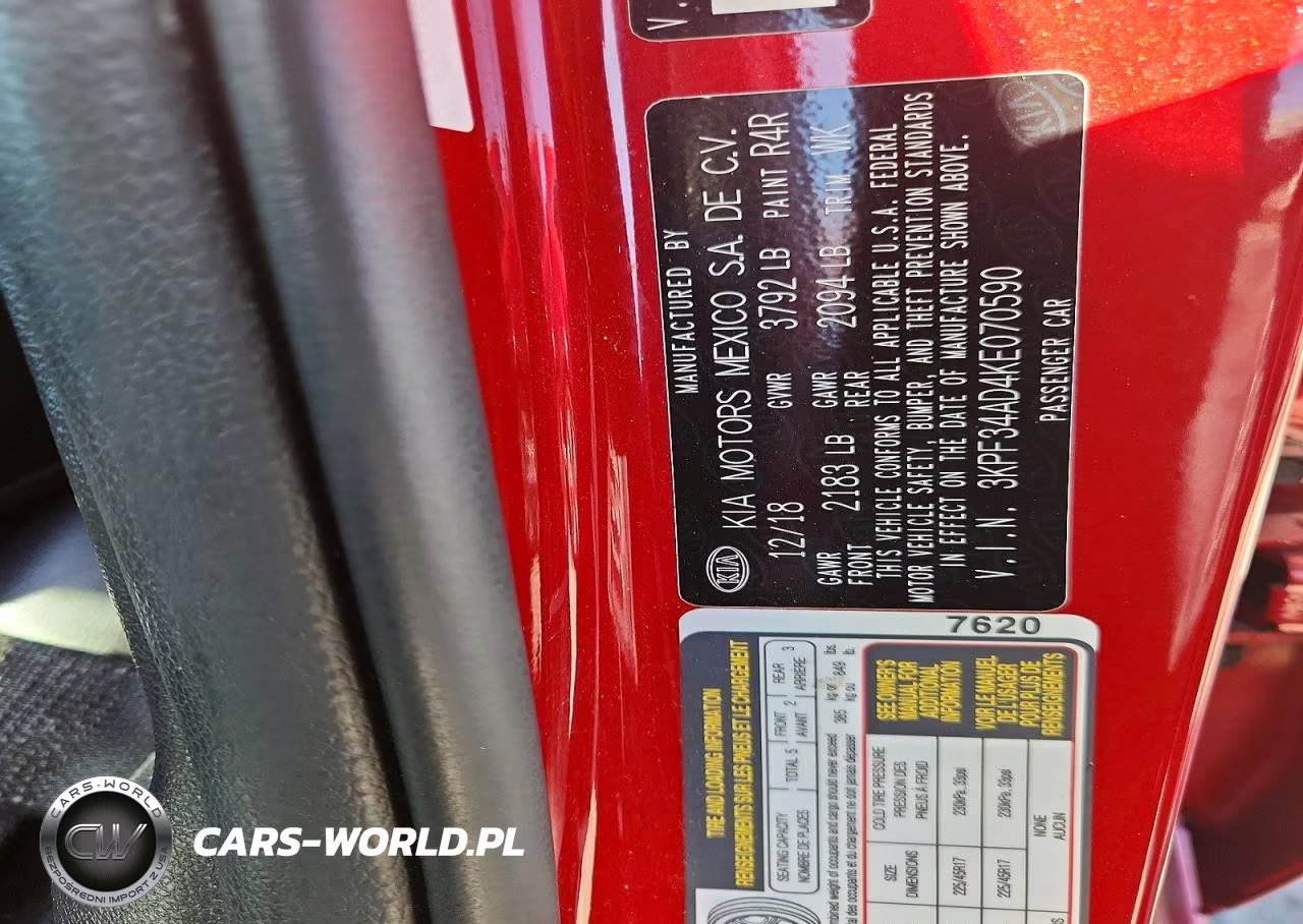 2019 Kia Forte S VIN:3KPF34AD4KE070590 - 12