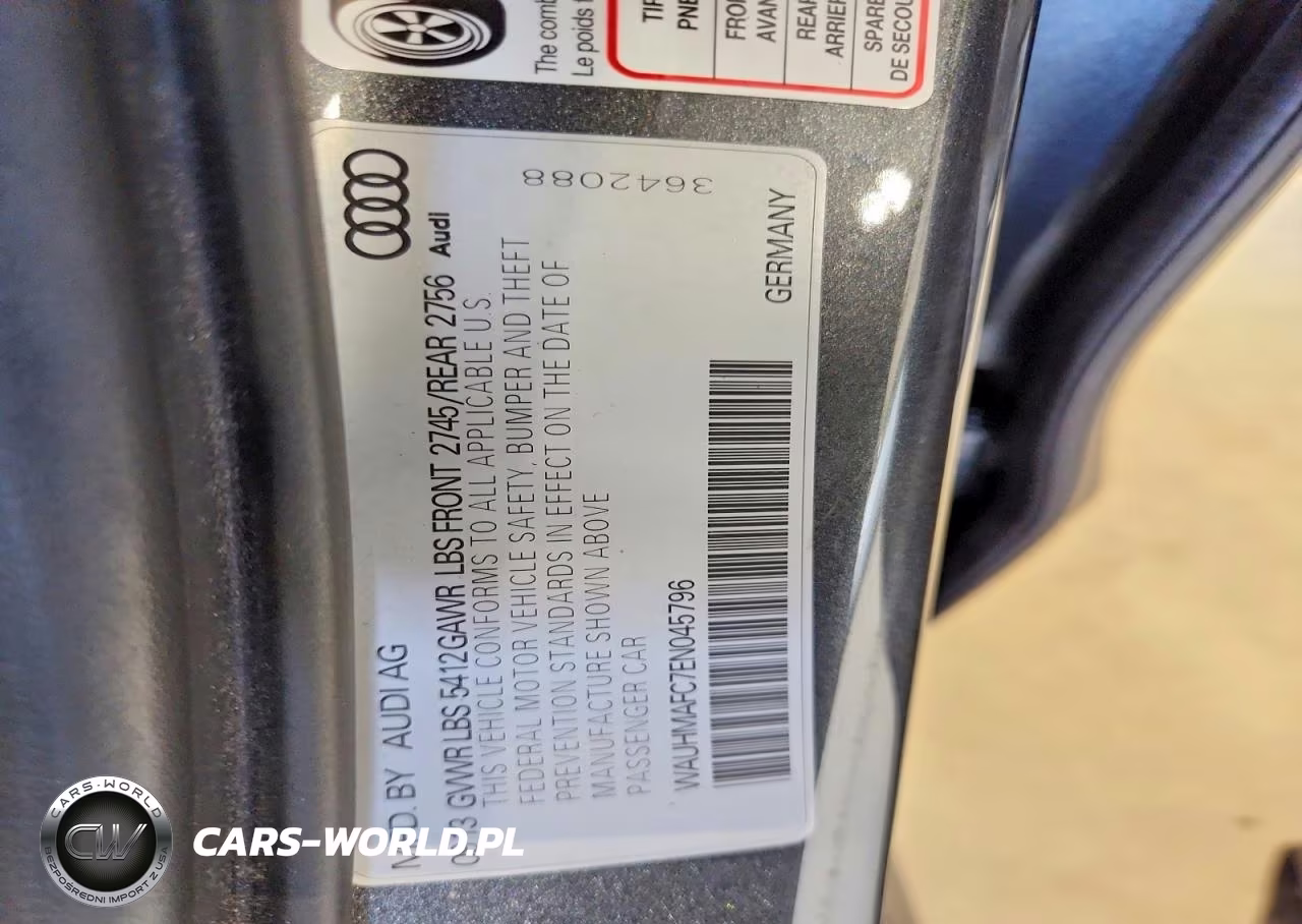 2014 Audi A6 Prestige VIN:WAUHMAFC7EN045796 - 12