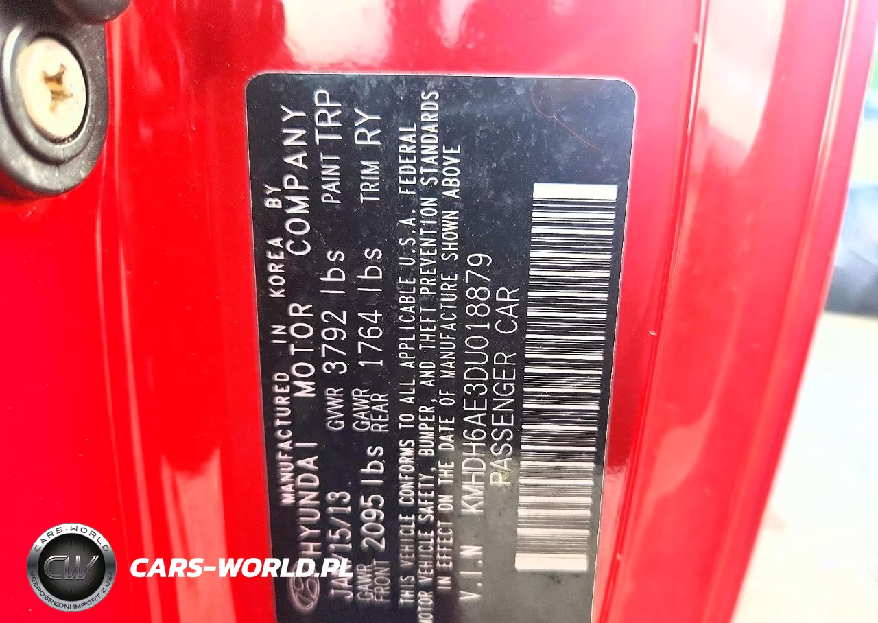 2013 Hyundai Elantra Coupe Gs VIN:KMHDH6AE3DU018879 - 13