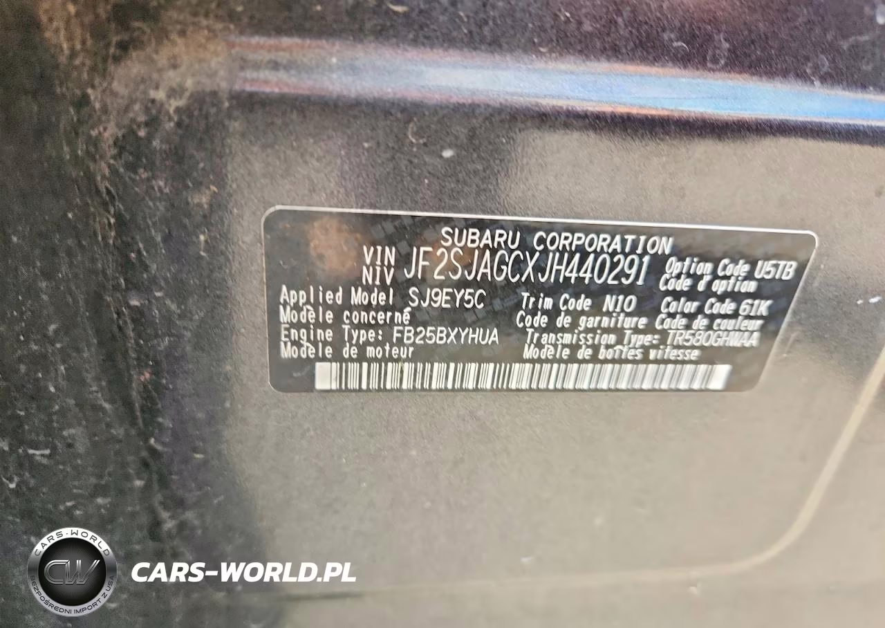 2018 Subaru Forester 2.5I Premium VIN:JF2SJAGCXJH440291 - 12