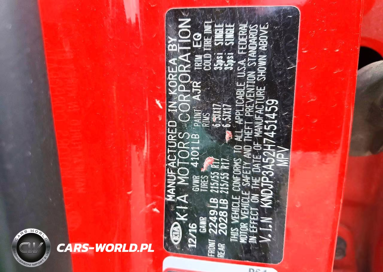2017 Kia Soul + VIN:KNDJP3A52H7451459 - 12