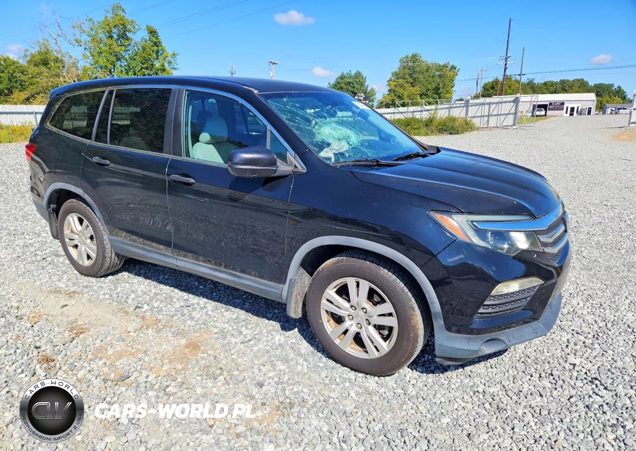 2016 Honda Pilot Lx VIN:5FNYF6H16GB075850 - 4