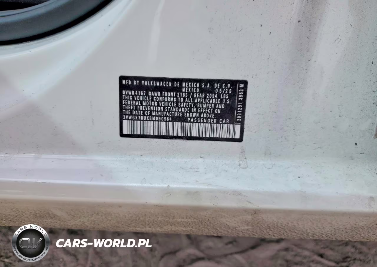 2025 Volkswagen Jetta Sel VIN:3VWGX7BUXSM090564 - 13