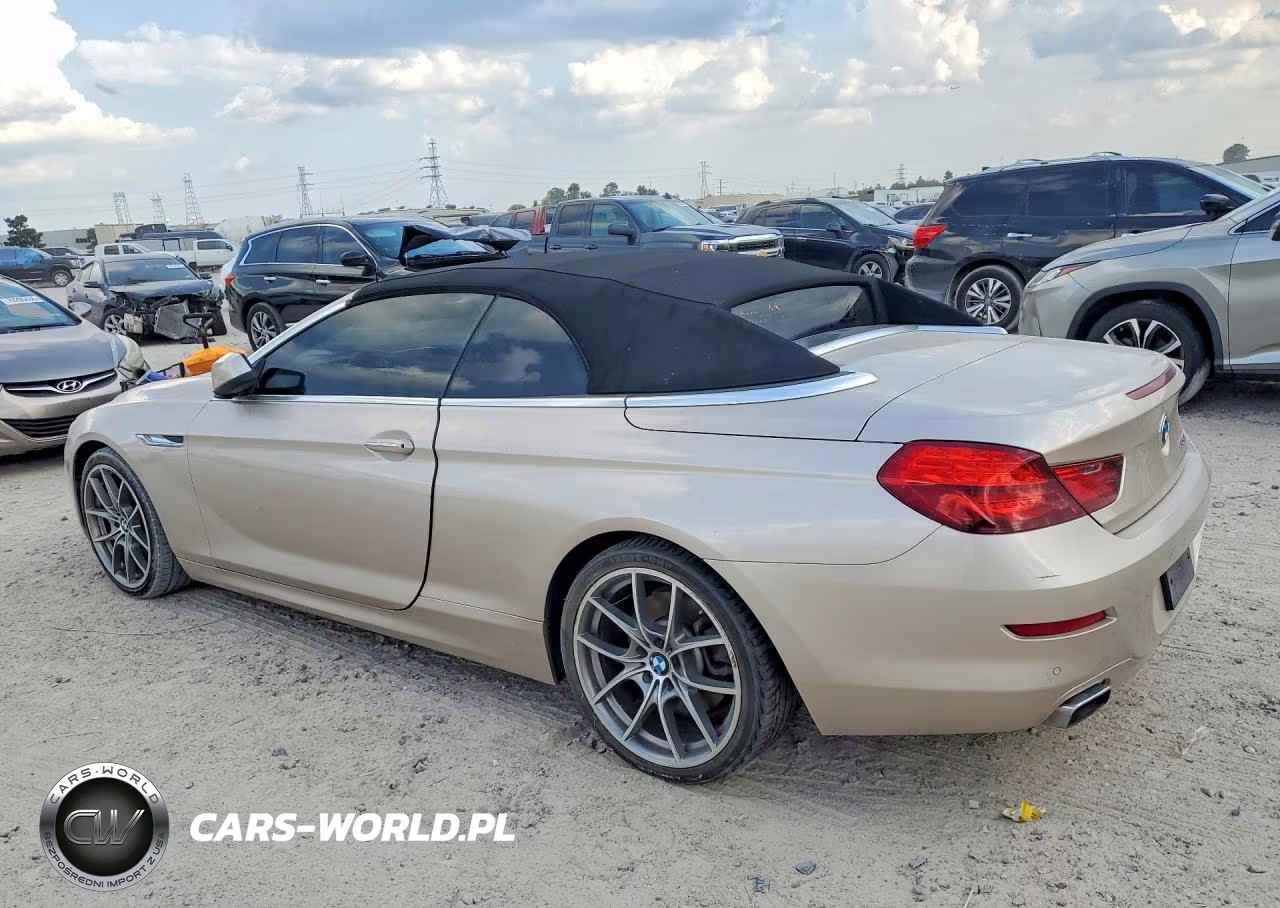 2012 BMW 650 I VIN:WBALZ3C52CDL72249 - 2
